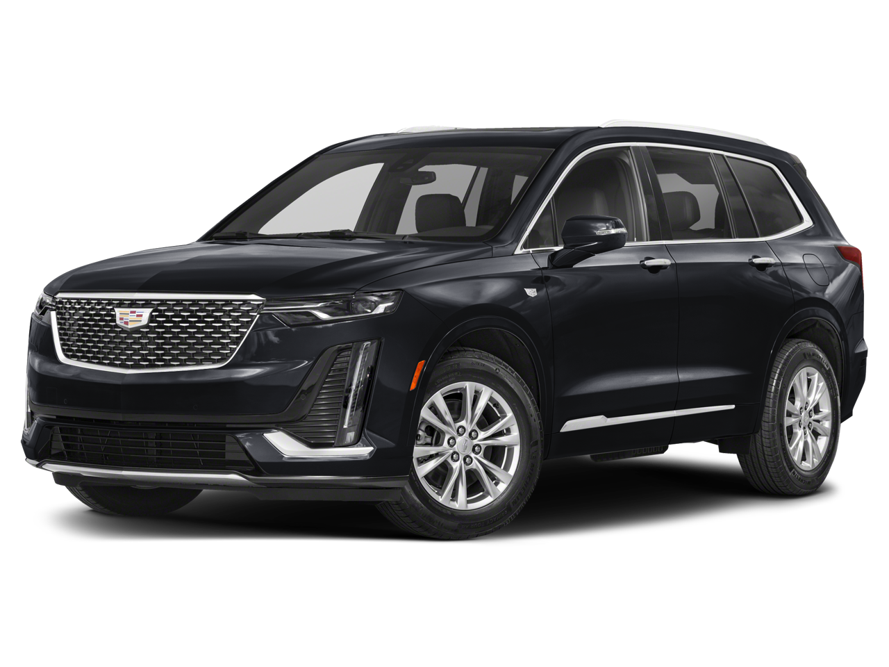 2024 Cadillac XT6 Luxury in Radiant Red Tintcoat — front three-quarter view