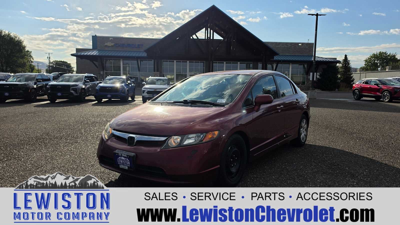 2007 Honda Civic Sdn LX in Other — front three-quarter view
